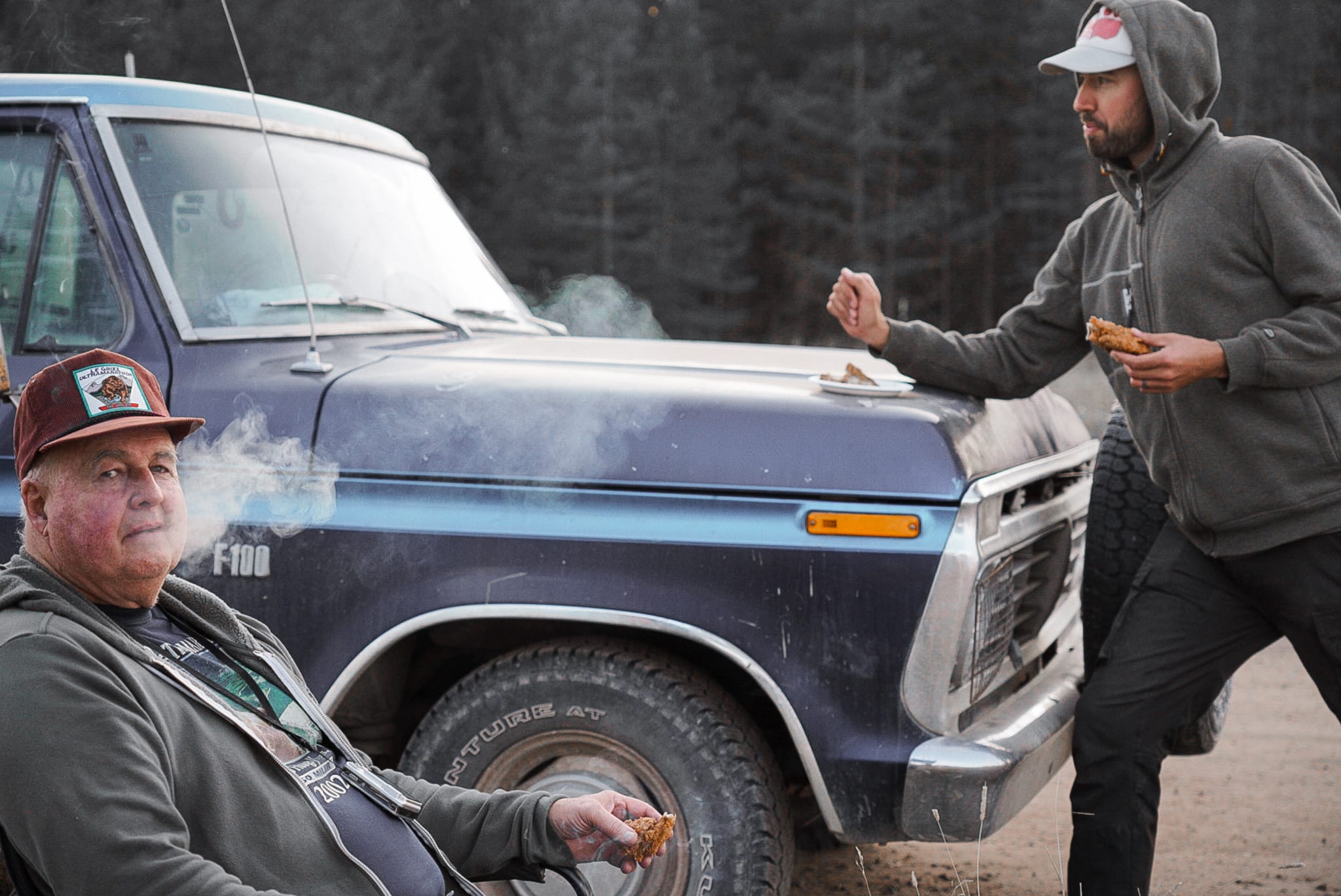 Chicken, smoke and lies: Former Race Director Pat Caffrey and Glacier Institute Executive Director Anthony Nelson face off at the finish line in 2022